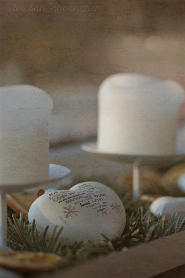 Der "Adventskranz" - viel zu schade zum wegschmeissen
